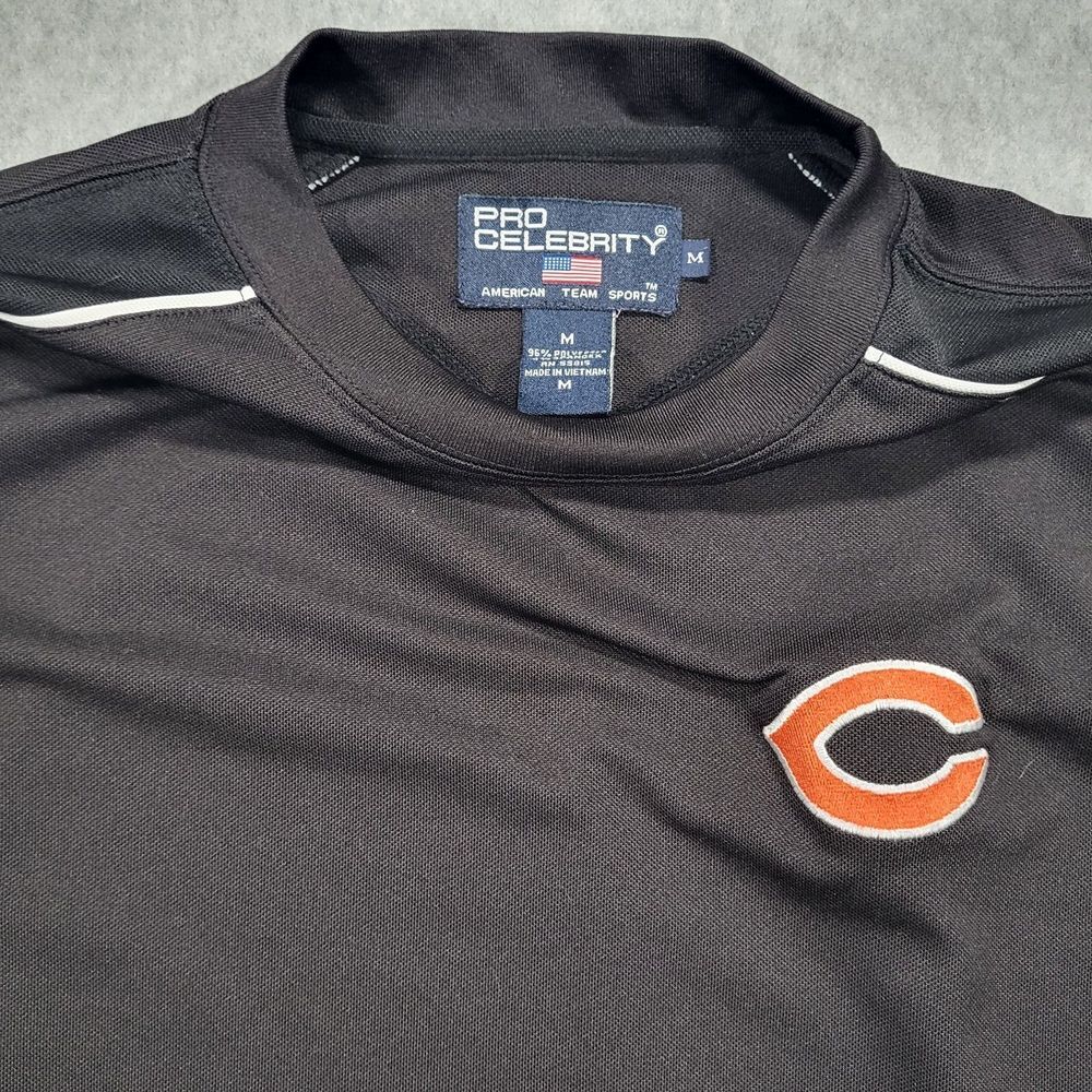 Chicago Bears Pro‎ Celebrity American Team Sports Mens Medium Black Shirt
